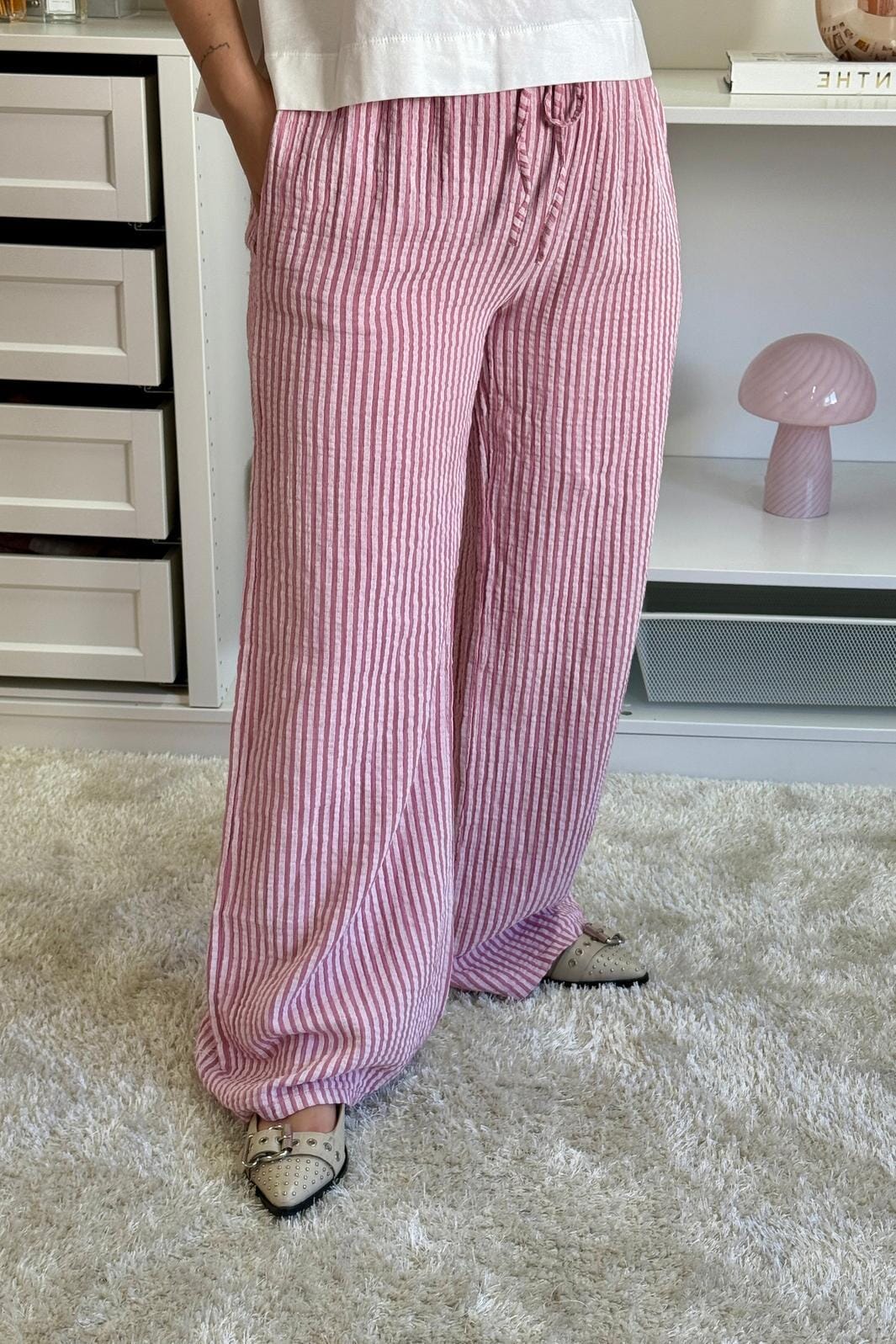 A-bee - Stella Pants - Pink Bukser