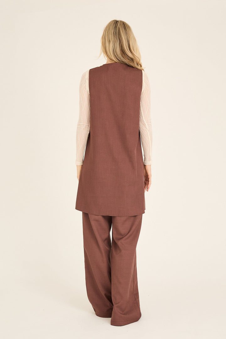A-View - Juliette Spencer Dress AV7025 - 213 - Deep Mauve Kjoler