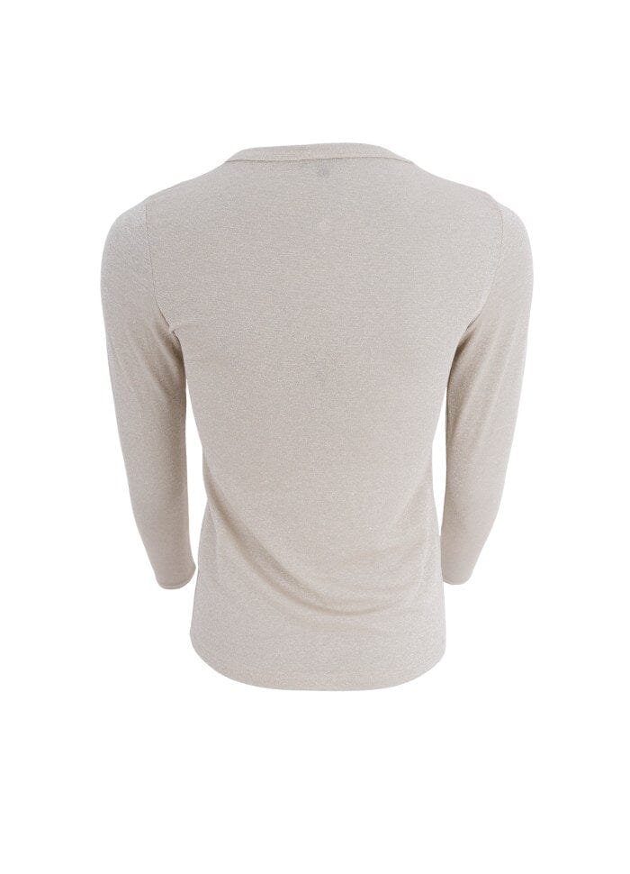 Black Colour - Bcfaye Lurex Blouse - Pearl Silver Bluser