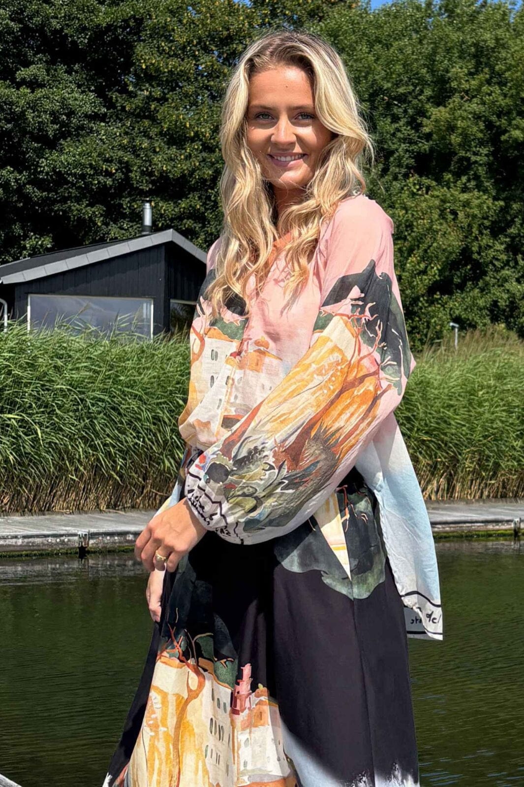 Black Colour - Bcriviera Blouse 40981 - Rose