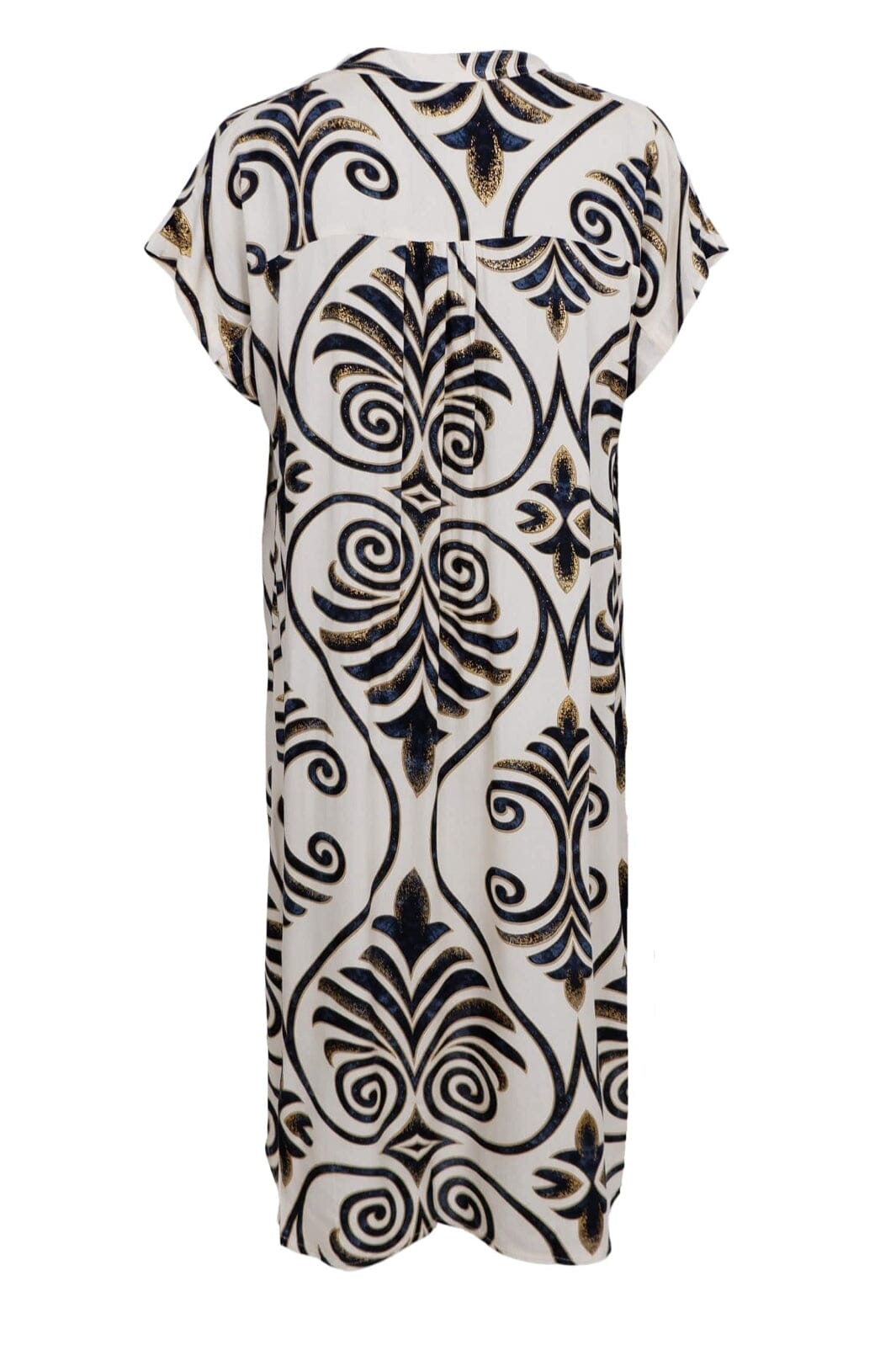 Black Colour - Bcstella Short Dress 39608 - Malaka White