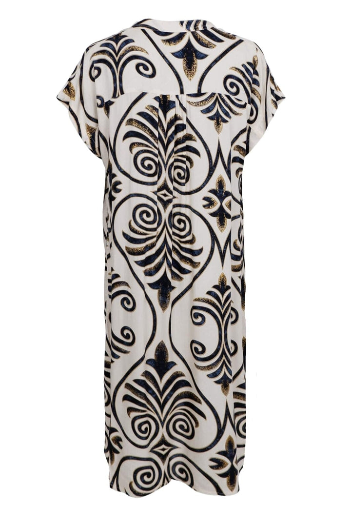 Black Colour - Bcstella Short Dress 39608 - Malaka White