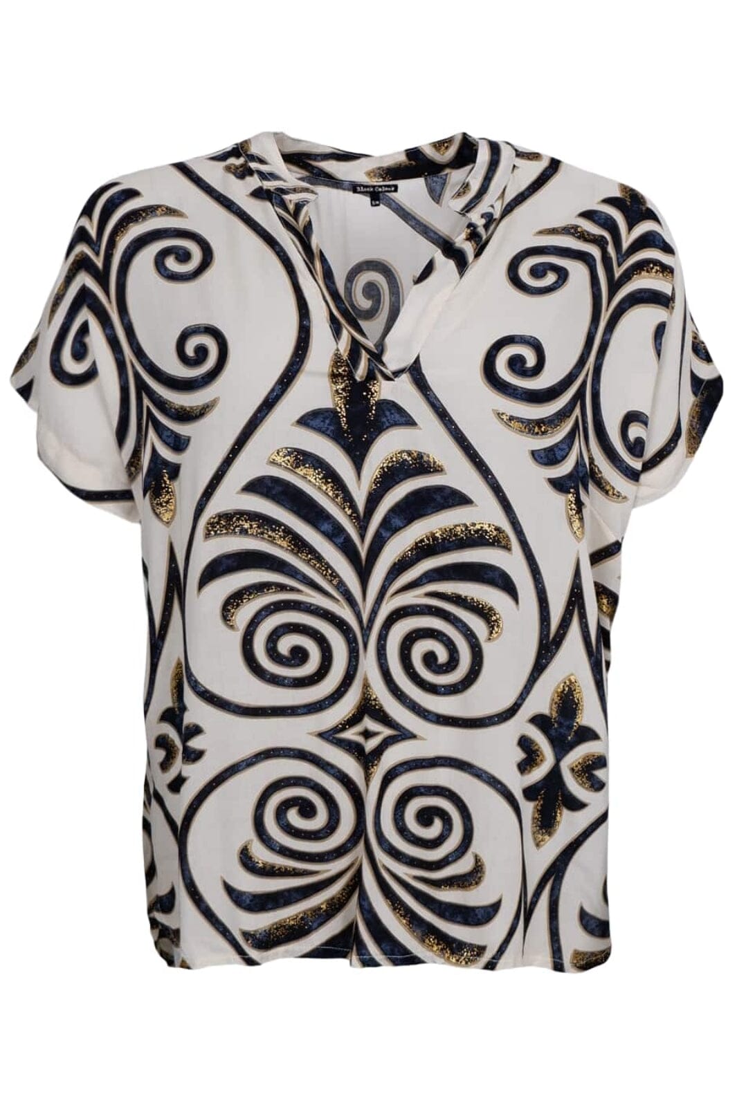 Black Colour - Bcstella Ss Blouse 39605 - Malaka White