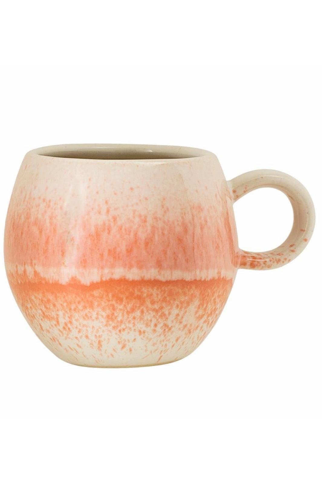 Bloomingville - Paula Kop, Orange, Stentøj - D9xH8 cm Krus