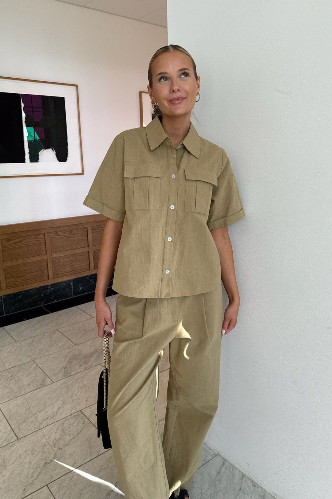 BYIC - Celinaic Shirt - lkhaki Light Khaki Bluser