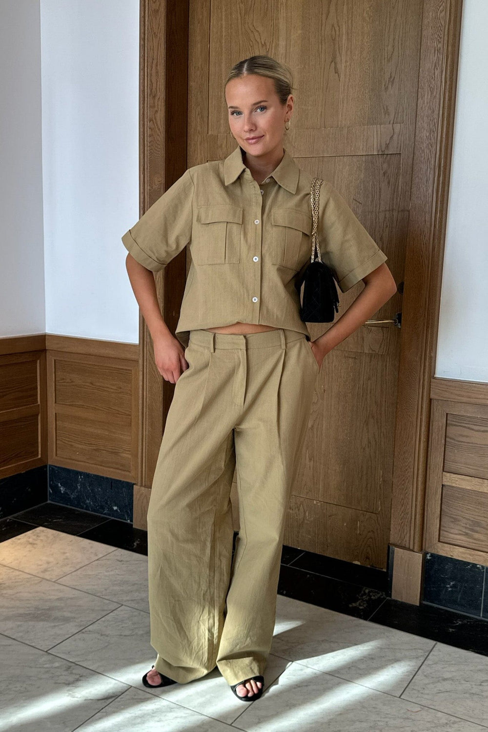 BYIC - Celinaic Shirt - lkhaki Light Khaki Bluser