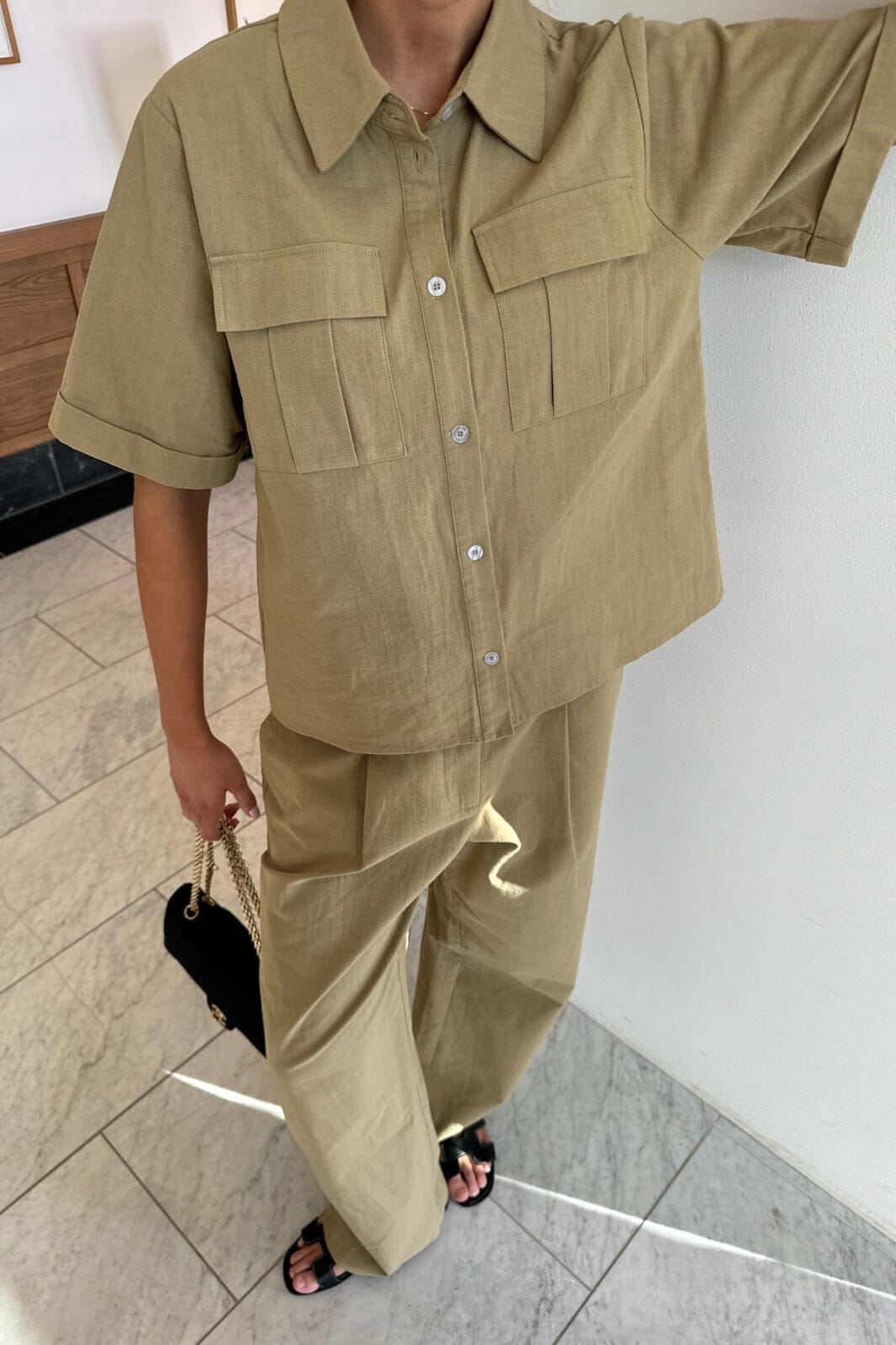 BYIC - Celinaic Shirt - lkhaki Light Khaki Bluser