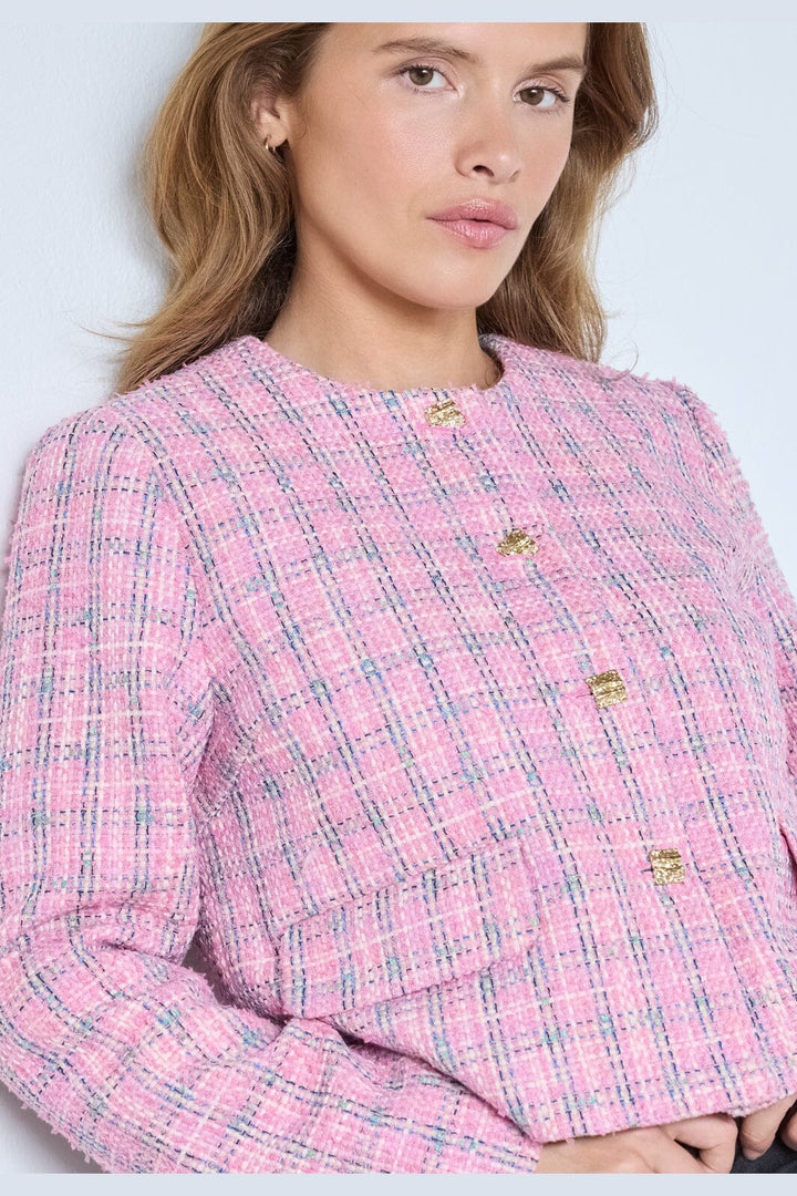 Co´Couture - Cammiecc Boucle Jacket 40011 - 43 - Candyfloss