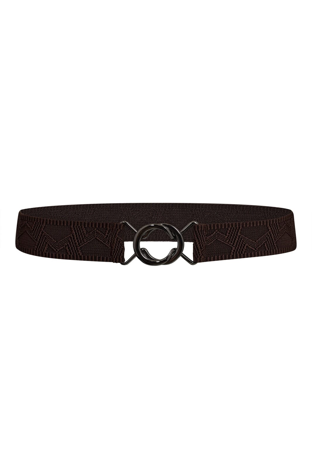 Co´Couture - Viggocc Elastic Belt 49072 - 145 - Dark Brown