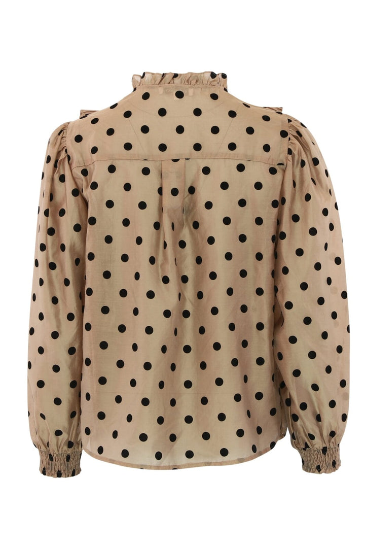 Continue - Silke Dot 14959 - Nougat W Black Dot Bluser