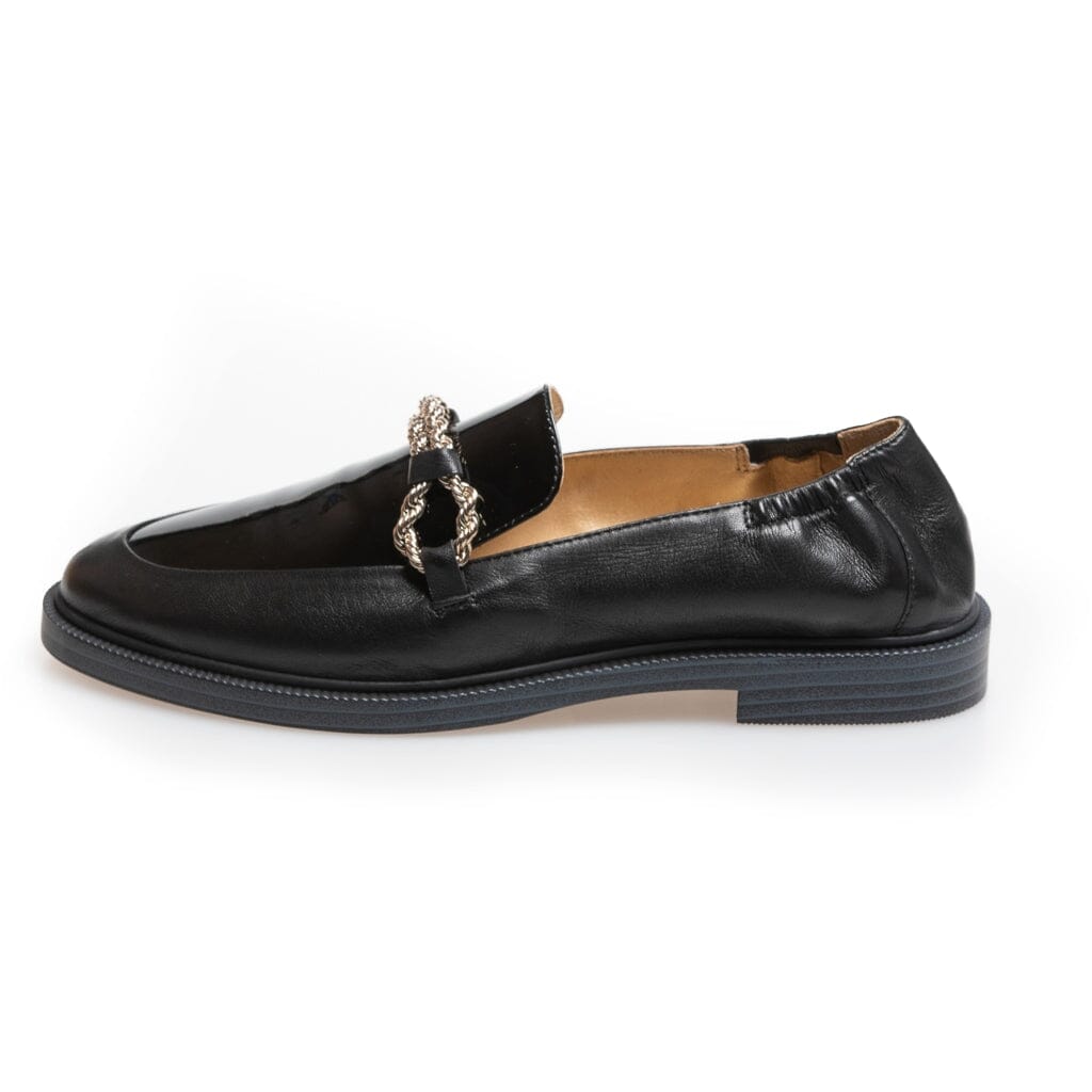 Copenhagen Shoes - Love And Walk Patent - 038 Black Patent Loafers