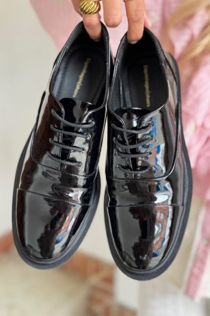 Copenhagen Shoes - My Game Patent - 038 Black Patent Sneakers