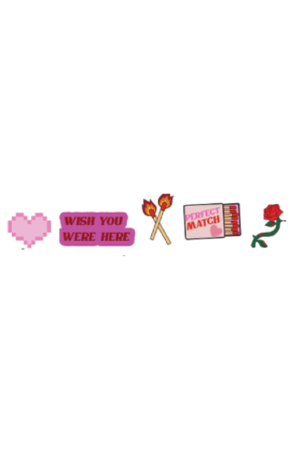 Crocs - Valentines Girly 5 Pack