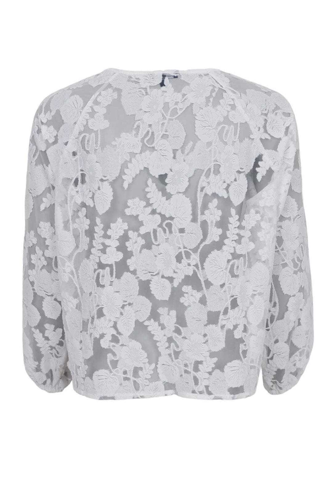 Forudbestilling - Black Colour - Bcdream Lace Blouse 40856 - White