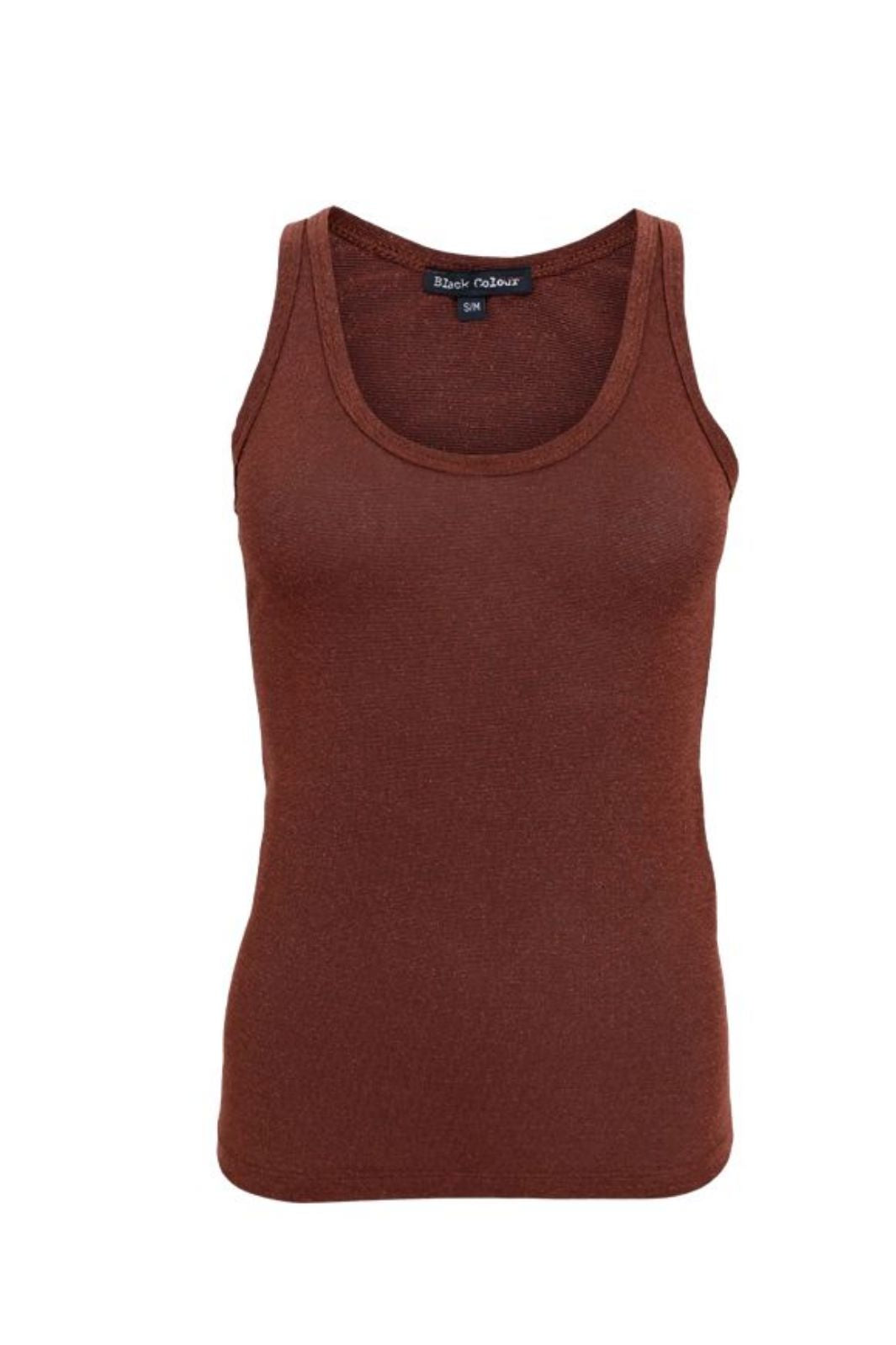 Forudbestilling - Black Colour - Bcfaye Lurex Top 40055 - Shirts,Musthaves - Coffee Toppe