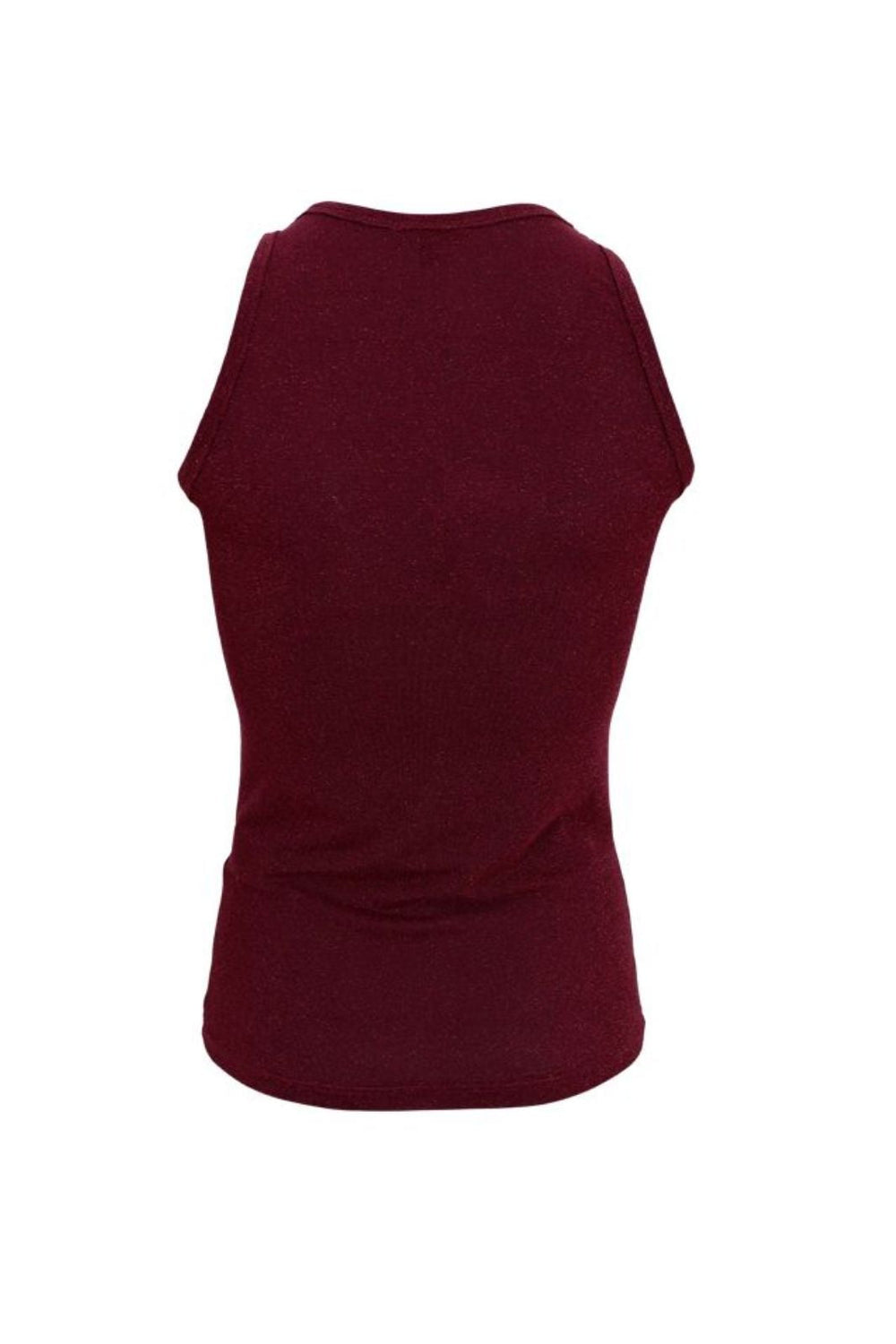 Forudbestilling - Black Colour - Bcfaye Lurex Top 40055 - Shirts,Musthaves - Plum Toppe