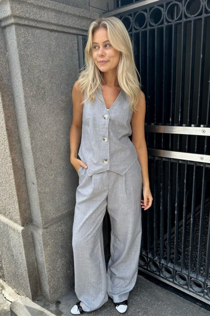 Forudbestilling - BYIC - Celina Pants - Grey Bukser