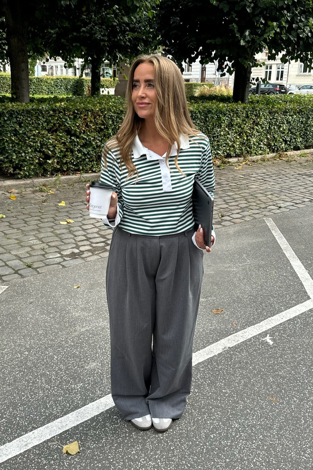 Forudbestilling - BYIC - Claraic Pants - grey Grey Bukser