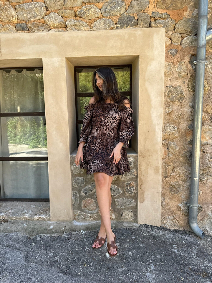 Forudbestilling - BYIC - Sigridic Dress - lp Leo Print Kjoler