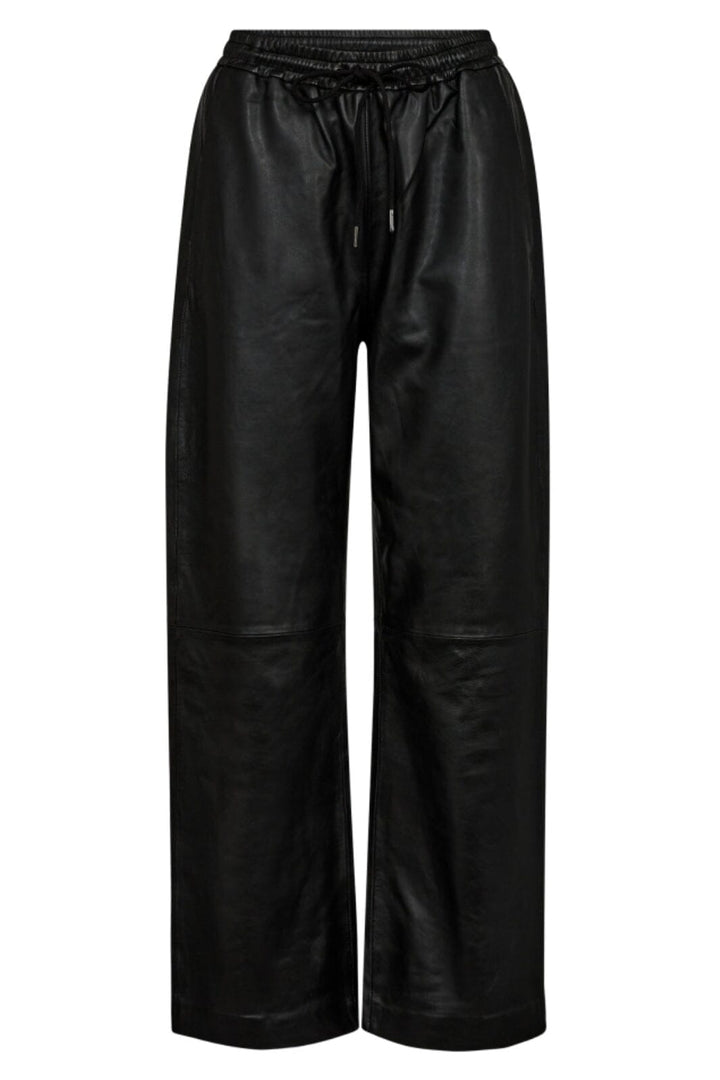 Co´couture - Phoebecc Pullon Leatherpant 31243 - 96 Black