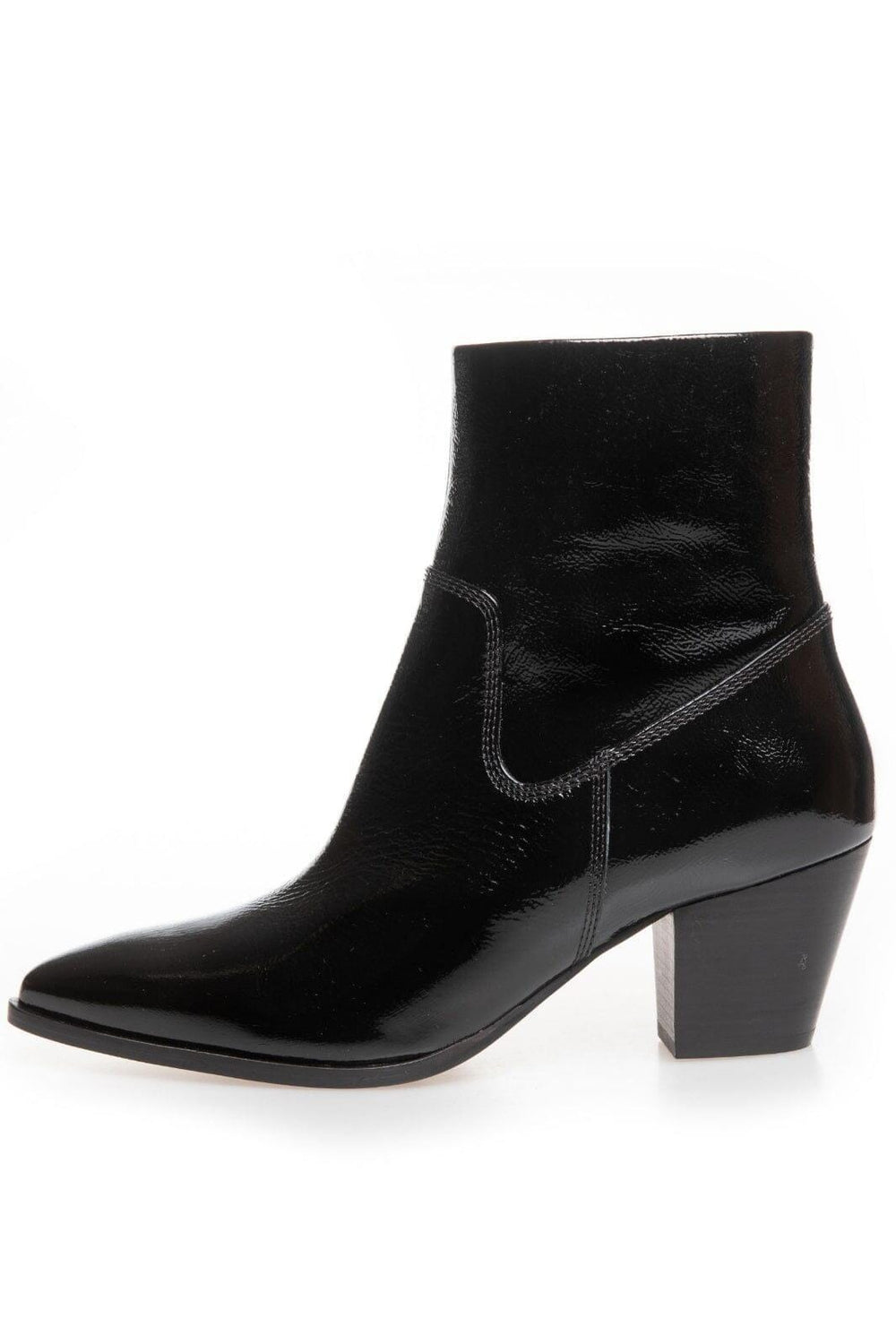 Forudbestilling - Copenhagen Shoes - It'S All About Walking Patent - 0011 Black Patent Støvler