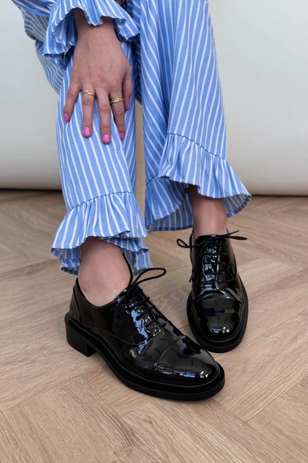 Forudbestilling - Copenhagen Shoes - My Game Patent - 038 Black Patent Sko