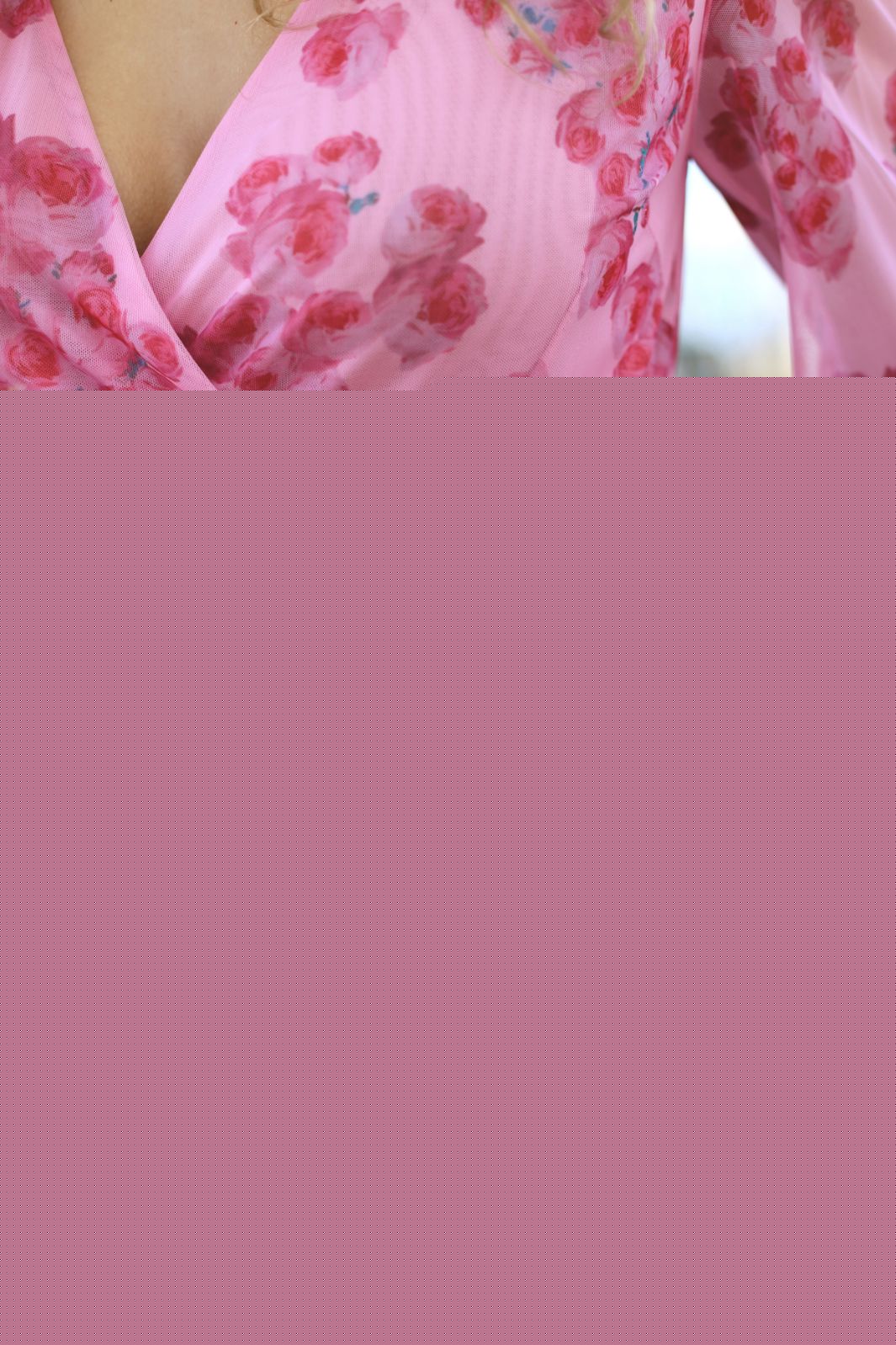 Forudbestilling - Cras - Debbie Dress - 8069 8069 Pink Roses Kjoler