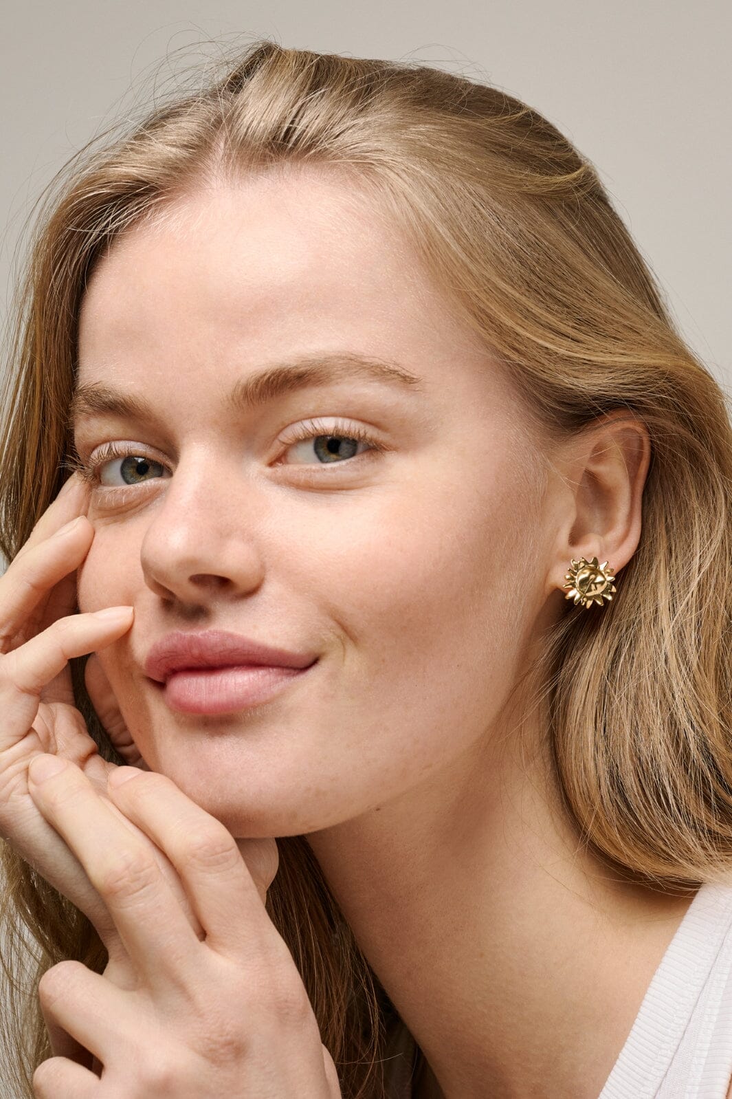 Enamel Copenhagen - Studs, Large Sunshine E421G - 925S/Gp