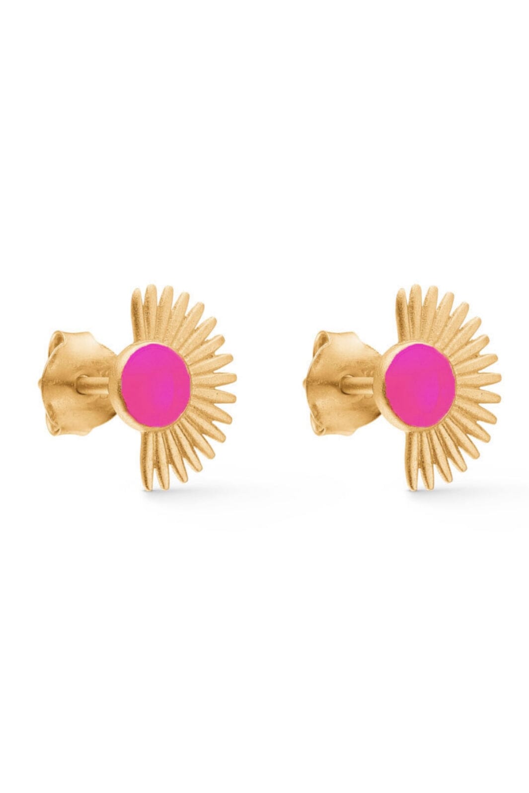 Enamel Copenhagen X Molly&My - Studs, Soleil - Pink