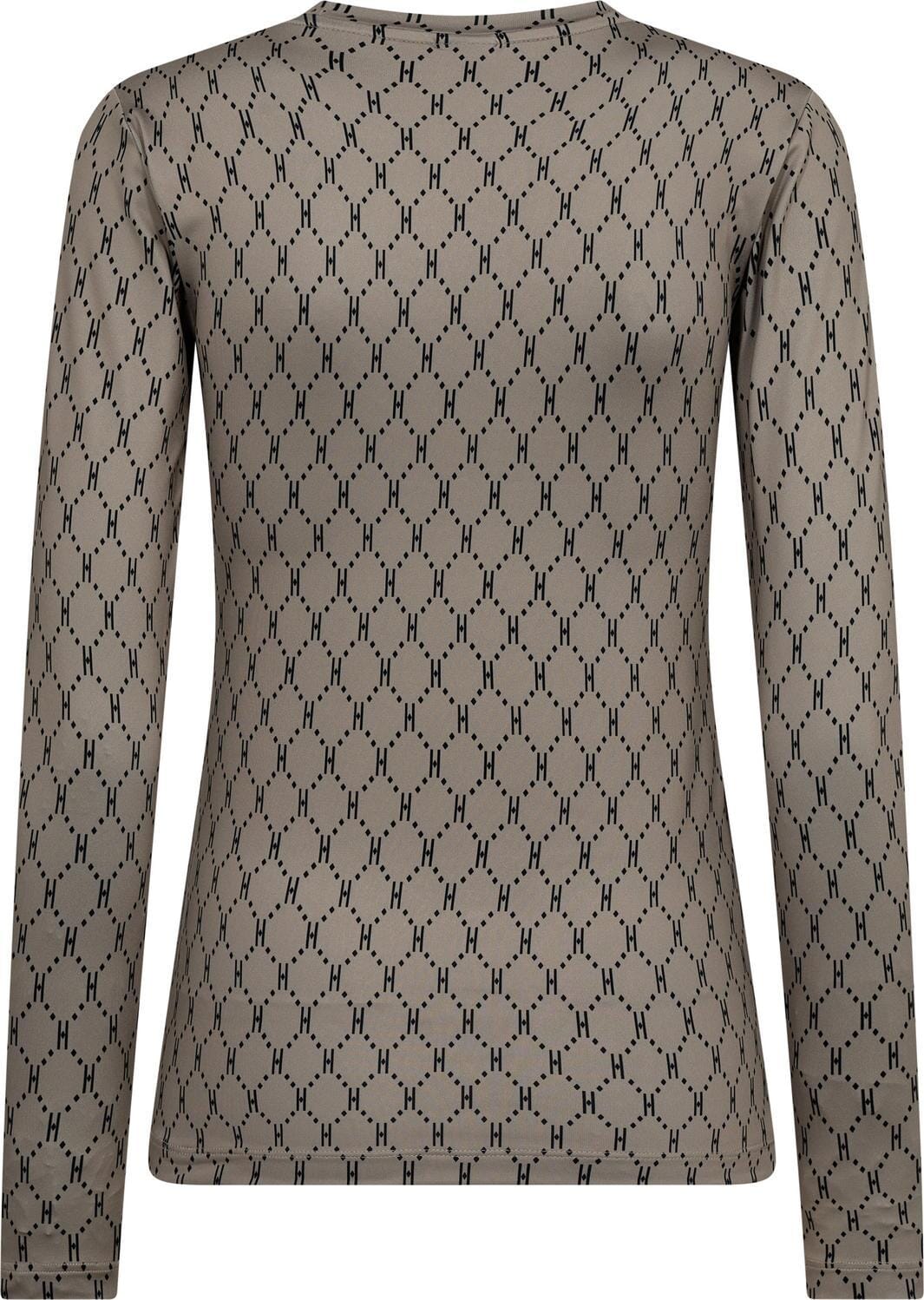 Forudbestilling - Hype The Detail - Printed Blouse 200-14 - 45 - Sand Bluser