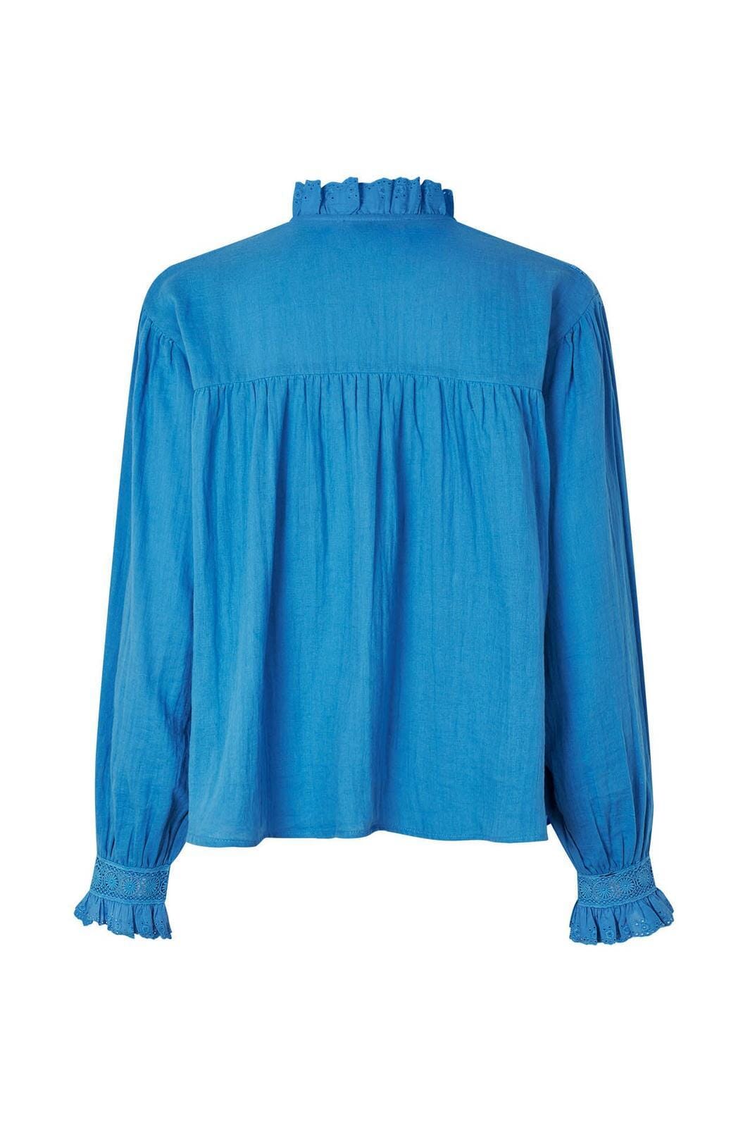 Forudbestilling - Lollys Laundry - Gemmall Shirt Ls25487-1069 - 97 Neon Blue Bluser