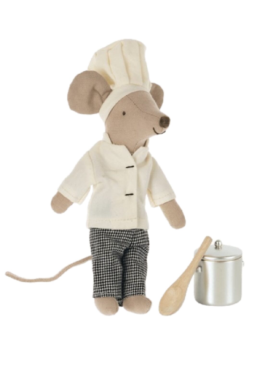 Forudbestilling - Maileg - Chef Mouse W. Soup Pot And Spoon Jul