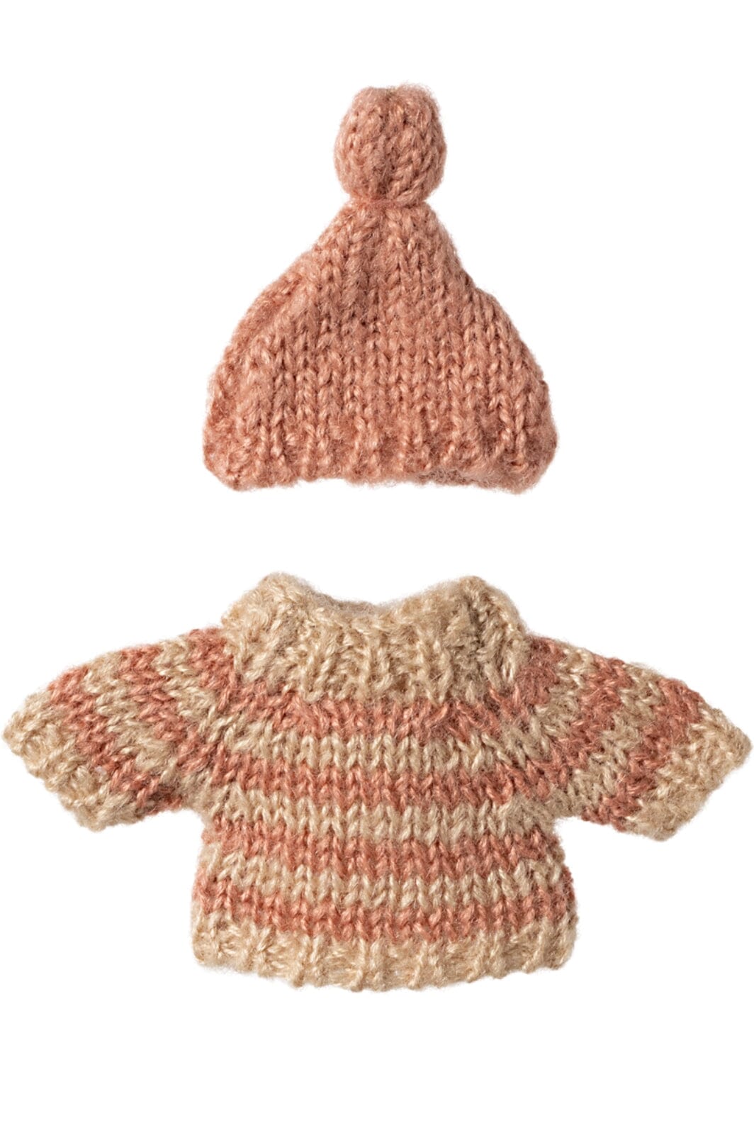 Forudbestilling - Maileg - Strikket Sweater Og Hue, Mus, Storesøster Jul
