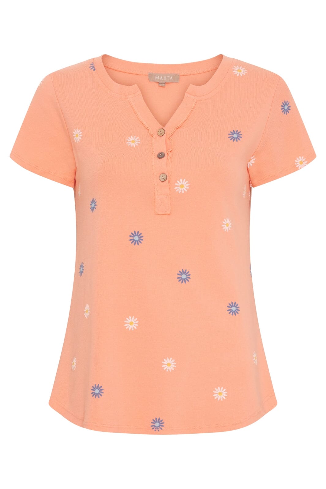 Marta Du Chateau - Mdccecilie Tee 2553-D - Salmone