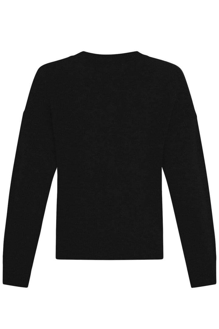 Forudbestilling - Moss Copenhagen - Mschfestina Hope Pullover - Black Strikbluser