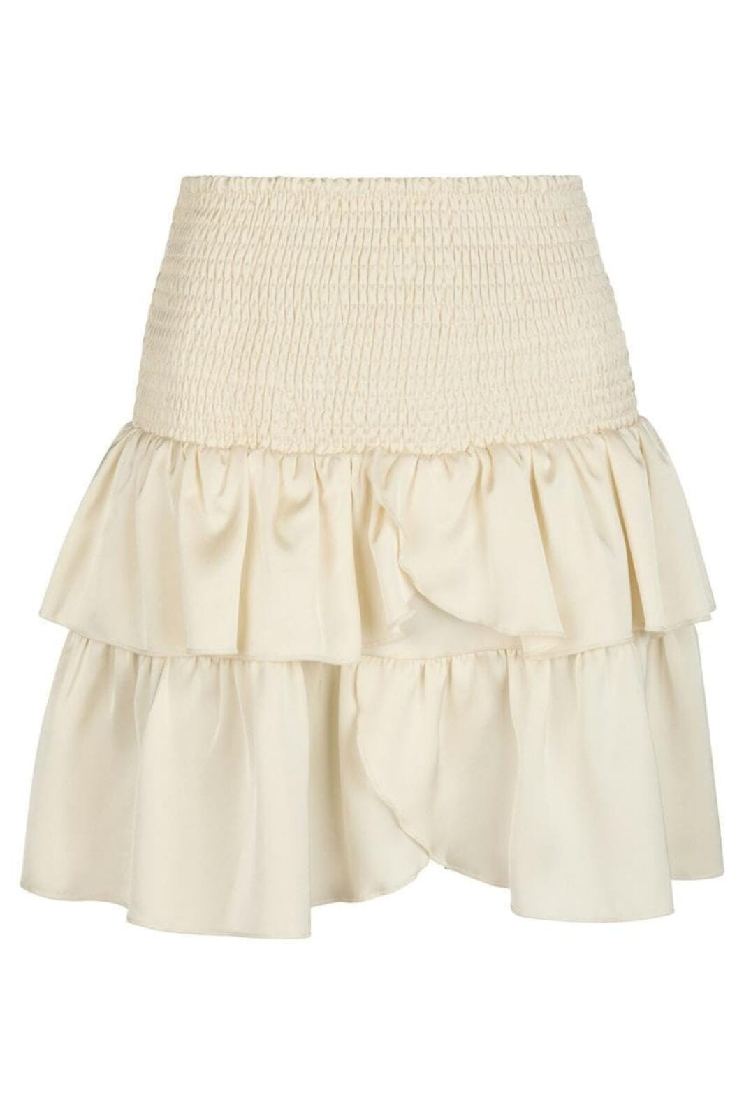 Forudbestilling - Neo Noir - Carin Heavy Sateen Skirt 161994 - 621 - Pearl Nederdele