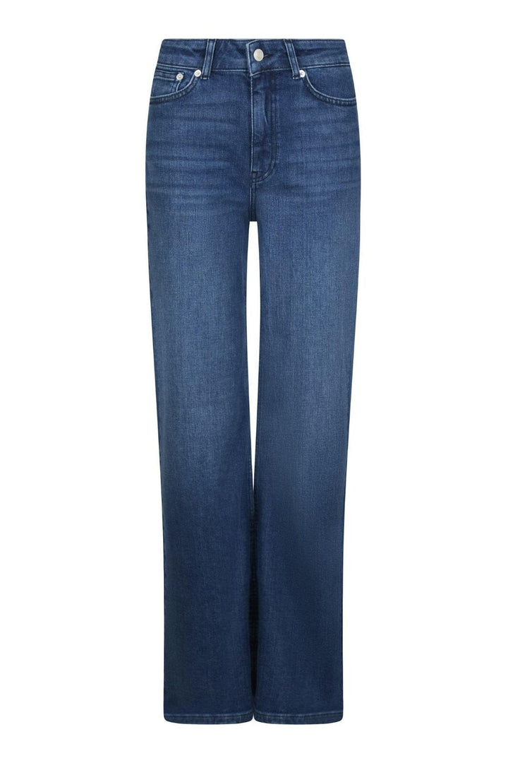 Forudbestilling - Neo Noir - Carla Denim Pants - Blue Bukser