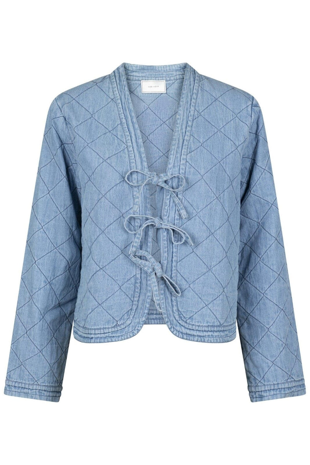 Forudbestilling - Neo Noir - Dubbie Denim Quilt Jacket - Blue Jakker