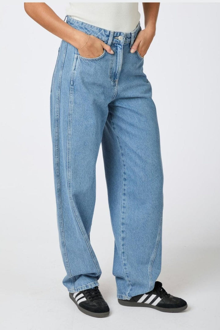Forudbestilling - Neo Noir - Hazen D Pants - Stonewash Bukser