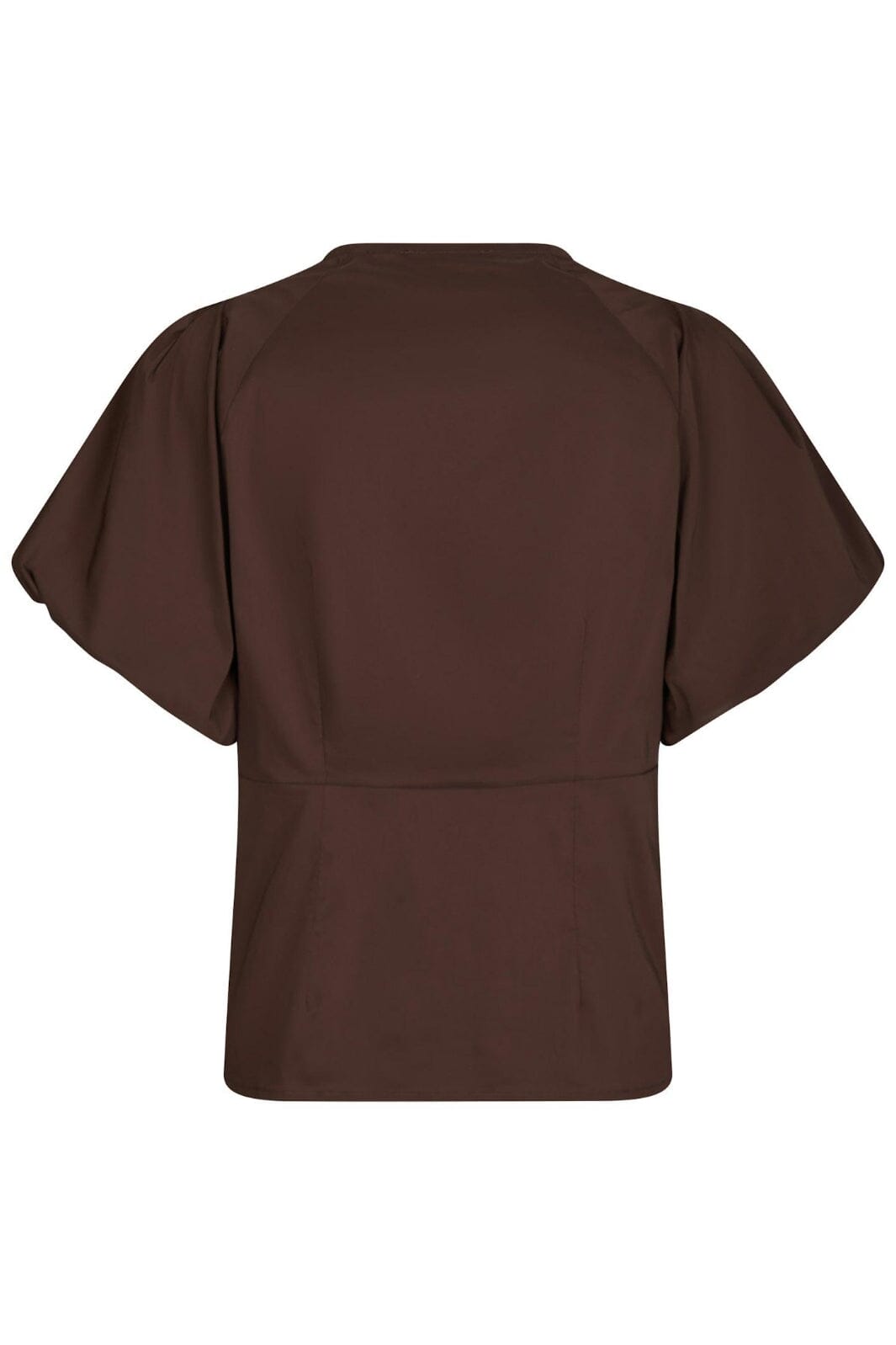 Neo Noir - Irina Poplin Blouse 162219 - 676 - Dark Brown