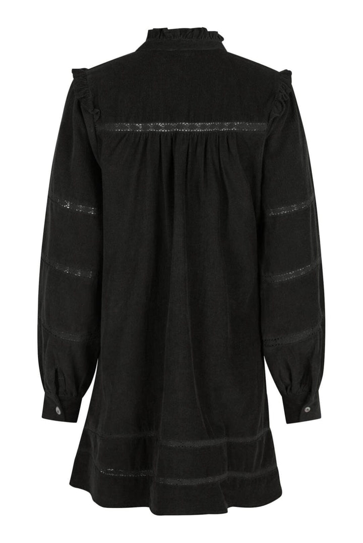 Forudbestilling - Neo Noir - Iriro Corduroy Dress - Black Kjoler