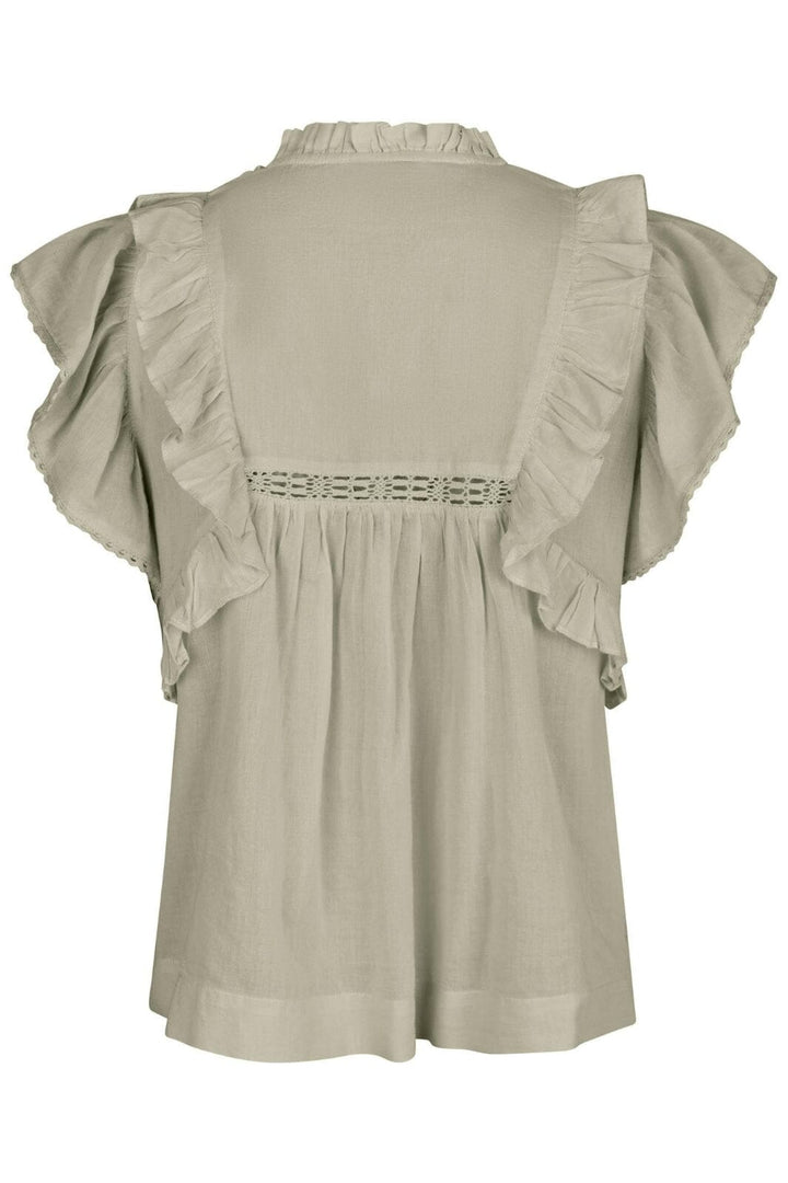 Neo Noir - Jayla S Voile Top 159881 - 627 - Smoke Green