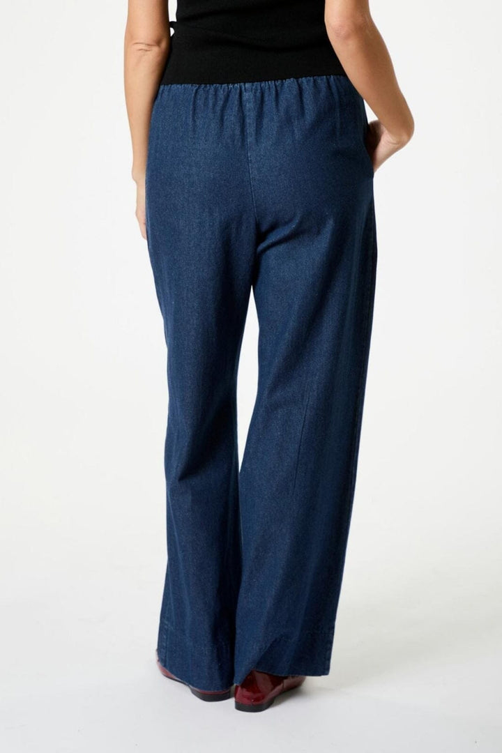 Forudbestilling - Neo Noir - Yana Denim Long Pants - Dark Blue Bukser