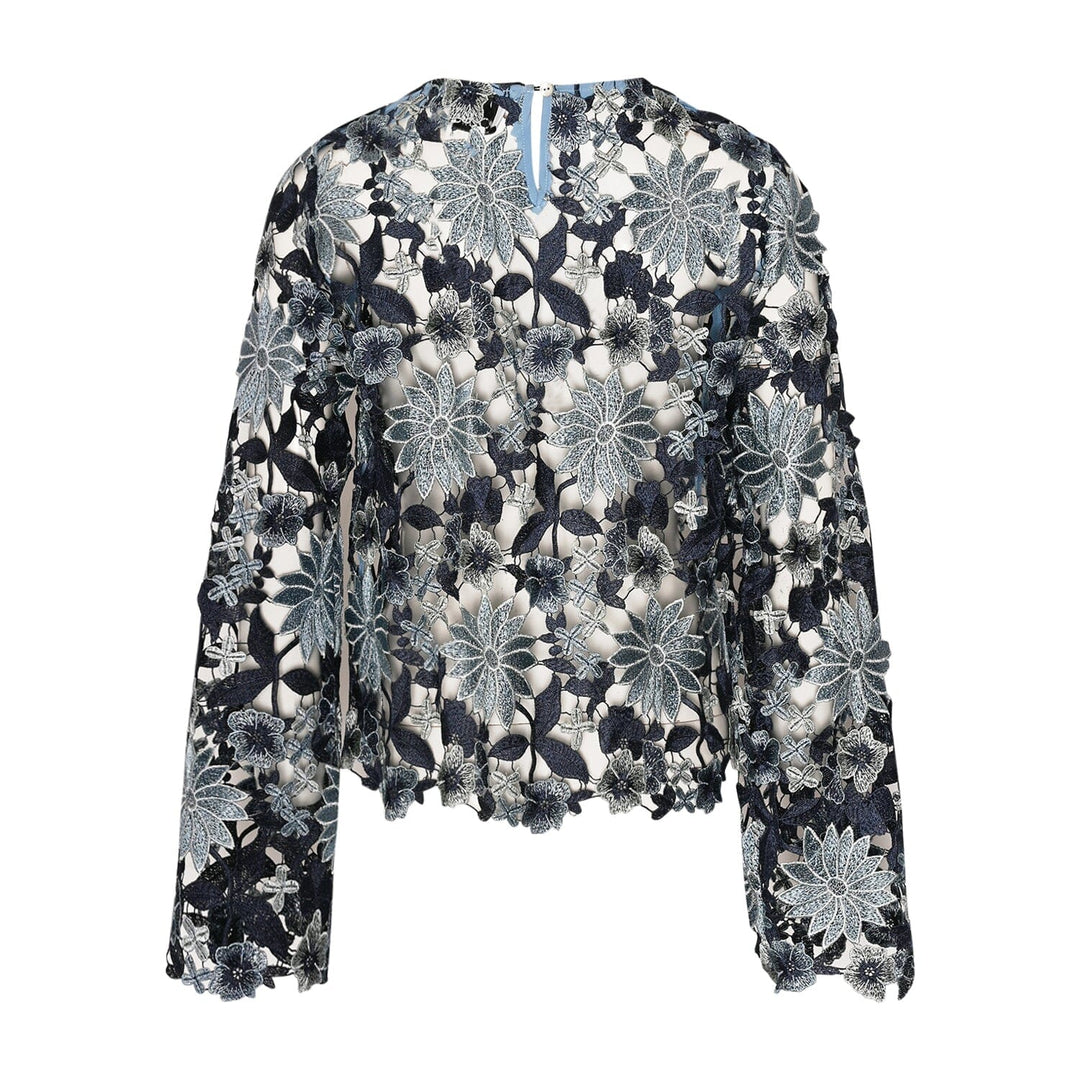 Noella - Kezzie Blouse - 1292 Dark Blue Mix