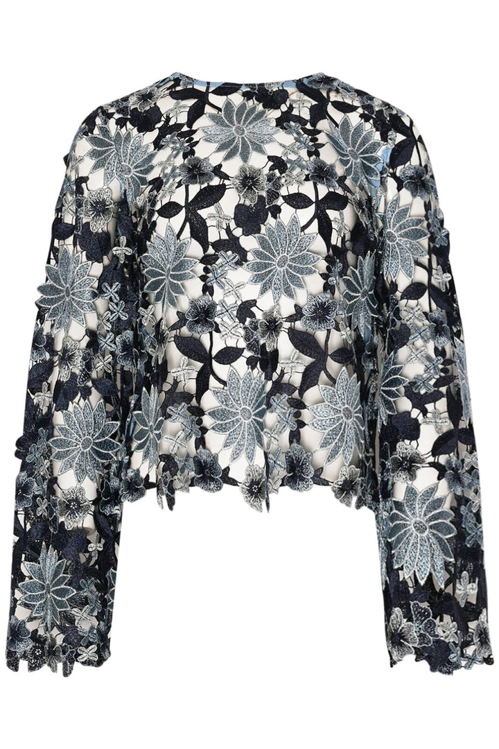 Noella - Kezzie Blouse - 1292 Dark Blue Mix