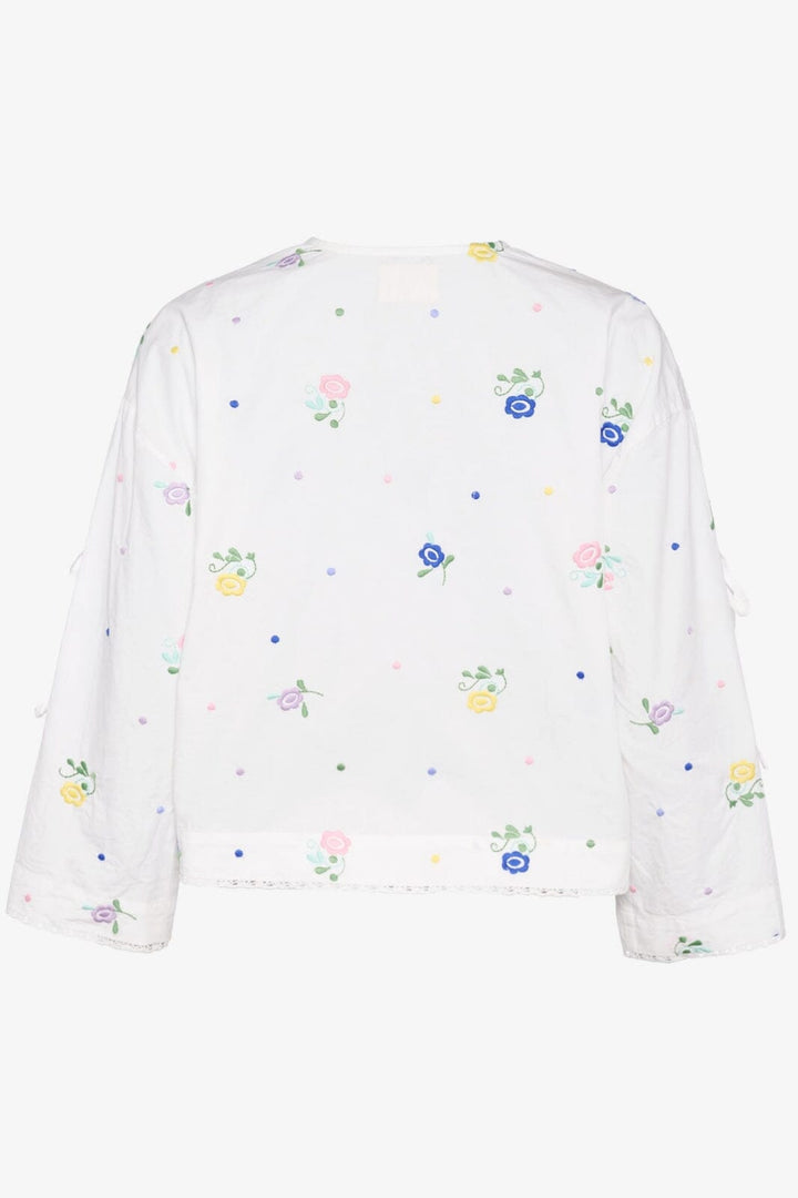 Forudbestilling - Sissel Edelbo - Coho Top SE 1228 - White Flower