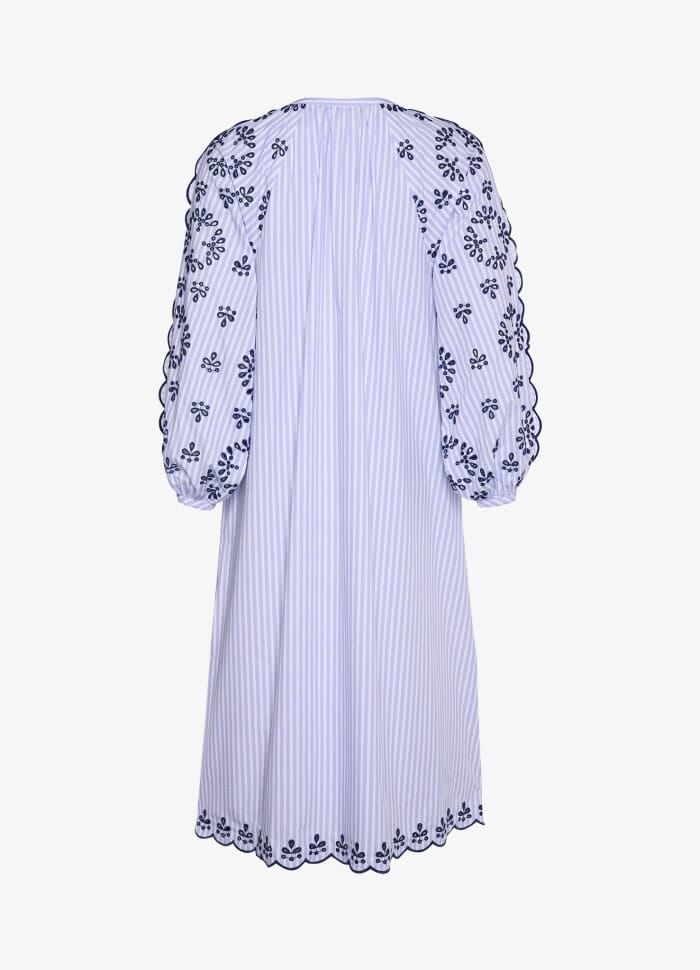 Forudbestilling - Sissel Edelbo - Elin Organic Cotton Dress SE 1196 - Ocean Kjoler