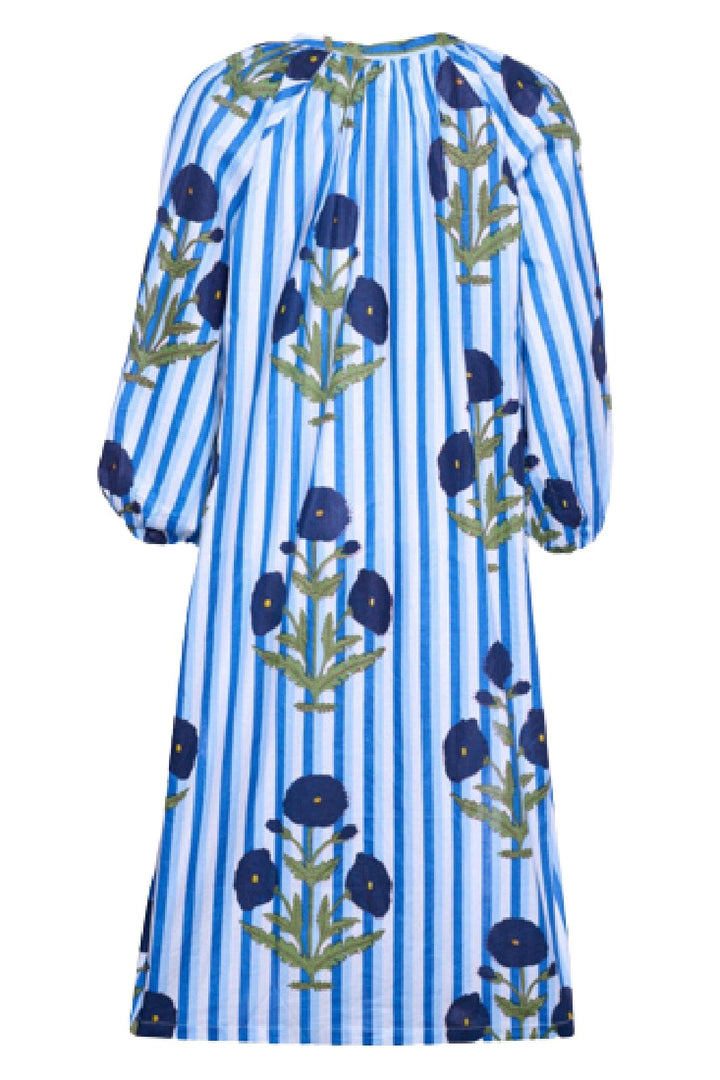 Forudbestilling - Sissel Edelbo - Lara Organic Cotton Dress - True Blue Kjoler