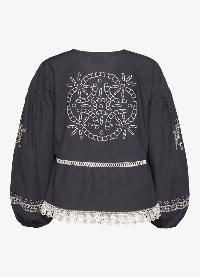 Forudbestilling - Sissel Edelbo - Lia Top SE 1397 - Asphalt Bluser