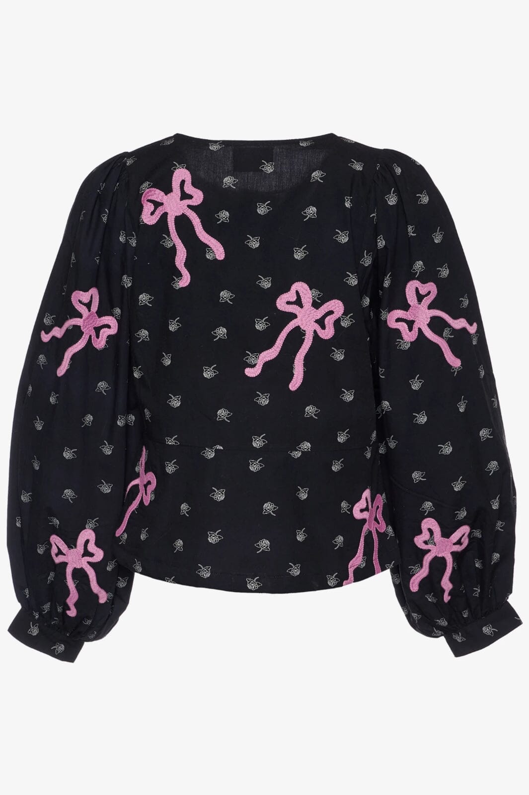 Sissel Edelbo - Nicoline Top SE 1168 - Black W. Cyclamen Pink